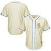 Seattle Mariners Majestic Cool Base Ivory Fashion Team Jersey - Cream
