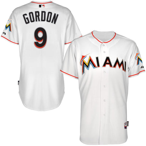 Dee Gordon Miami Marlins Majestic Home Authentic Cool Base Player Jersey - White