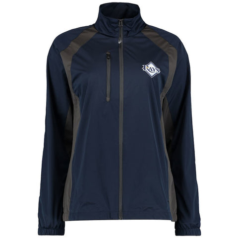 Tampa Bay Rays Antigua Women's Rendition Desert Dry Full-Zip Jacket - Navy