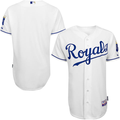 Kansas City Royals Majestic Home 6300 Team Authentic Jersey - White