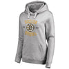 Boston Bruins Women's Heritage Pullover Hoodie - Ash