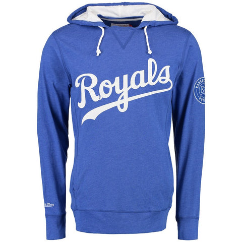Kansas City Royals Mitchell & Ness Away Team Hoodie - Royal