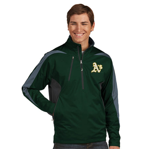 Oakland Athletics Antigua Discover Half-Zip Jacket