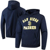 San Diego Padres Stitches Fastball Pullover Hoodie - Navy
