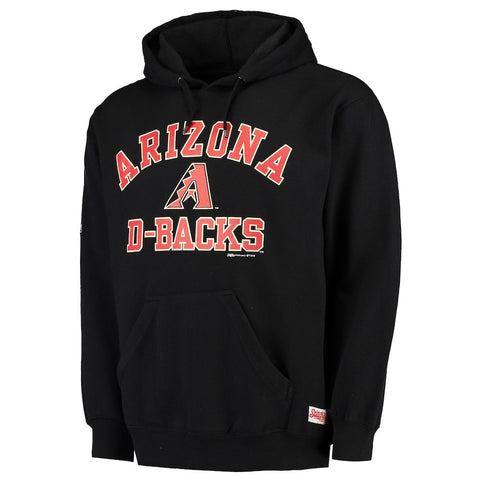 Arizona Diamondbacks Stitches Fastball Pullover Hoodie - Black