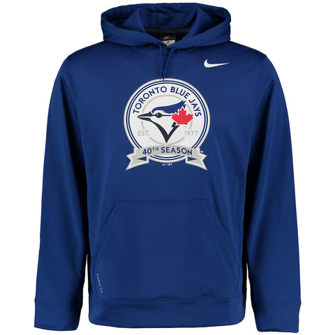 Toronto Blue Jays 40th Anniversary Performance Pullover Hoodie - Royal