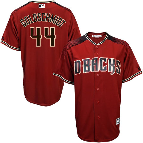 Paul Goldschmidt Arizona Diamondbacks Majestic Youth Alternate Official Cool Base Player Jersey - Brick Red