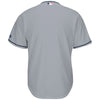 Miami Marlins Majestic Fashion Stars & Stripes Cool Base Jersey - Gray
