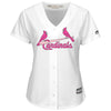 Yadier Molina St. Louis Cardinals Majestic Women's Mother's Day Cool Base Replica Jersey - White