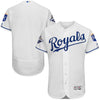Kansas City Royals Majestic Home 2015 World Series Champions Commemorative Flex Base Team Jersey - White
