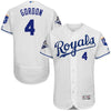 Alex Gordon Kansas City Royals Majestic Flex Base Player Jersey with World Series Commemorative Patch