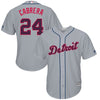 Miguel Cabrera Detroit Tigers Majestic Fashion Stars & Stripes Cool Base Player Jersey - Gray