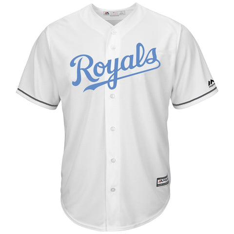 Kansas City Royals Majestic Father's Day Cool Base Replica Jersey - White