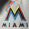 Miami Marlins Antigua Frost Micro Fleece Quarter-Zip Jacket - Silver