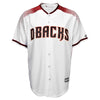 Zack Greinke Arizona Diamondbacks Majestic Youth Fashion Official Cool Base Player Jersey - White/Sedona Red