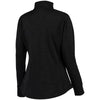 Kansas City Royals Majestic Women's 2015 World Series Participant Quarter-Zip Performance Sweatshirt - Black