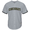 Cincinnati Reds Majestic 2016 Fashion Memorial Day Cool Base Jersey - Gray