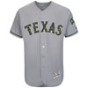 Prince Fielder Texas Rangers Majestic Fashion 2016 Memorial Day Flex Base Jersey - Gray