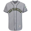 Buster Posey San Francisco Giants Majestic Fashion 2016 Memorial Day Flex Base Jersey - Gray