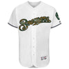 Milwaukee Brewers Majestic Fashion 2016 Memorial Day Flex Base Team Jersey - White