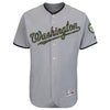 Washington Nationals Majestic Fashion 2016 Memorial Day Flex Base Team Jersey - Gray