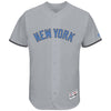 New York Yankees Majestic Father's Day Flex Base Team Jersey - Gray