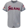 Giancarlo Stanton Miami Marlins Majestic Fashion Stars & Stripes Flex Base Player Jersey - Gray