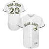 Josh Donaldson Toronto Blue Jays Majestic Fashion 2016 Memorial Day Flex Base Jersey - White