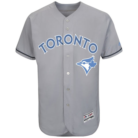 Toronto Blue Jays Majestic Father's Day Flex Base Team Jersey - Gray