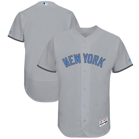 New York Yankees Majestic Father's Day Flex Base Team Jersey - Gray