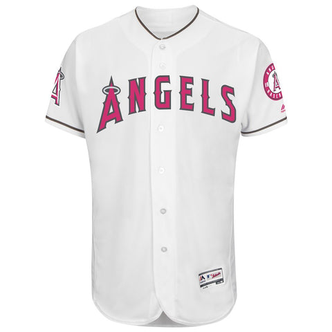 Los Angeles Angels Majestic Mother's Day Flex Base Team Jersey - White