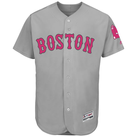 Boston Red Sox Majestic Mother's Day Flex Base Team Jersey - Gray