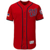 Washington Nationals Majestic Fashion Stars & Stripes Flex Base Jersey - Scarlet
