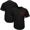 Washington Nationals Majestic Big & Tall Pop Fashion Jersey - Black