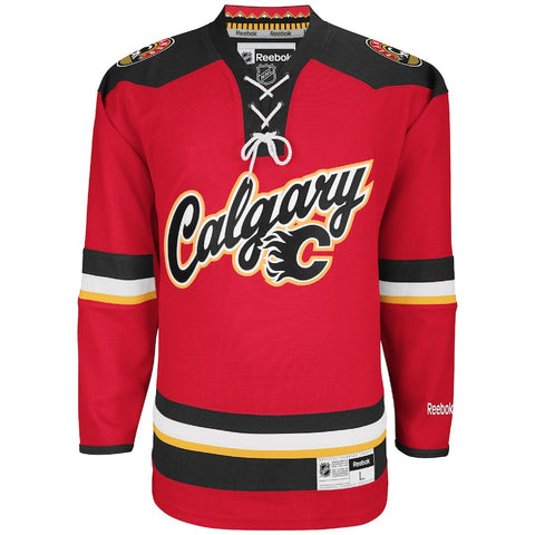 Calgary Flames Reebok Premier Alternate Jersey - Red