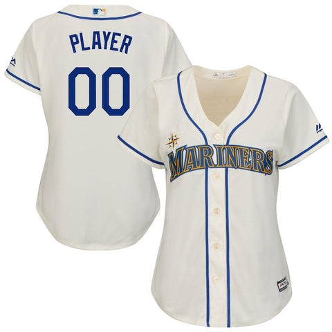 Seattle Mariners Majestic Women's Home Cool Base Alternate Jersey