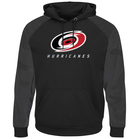 Carolina Hurricanes Majestic Penalty Shot Therma Base Hoodie - Black