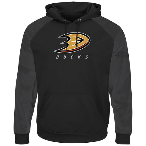 Anaheim Ducks Majestic Penalty Shot Therma Base Hoodie - Black