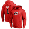 Carolina Hurricanes   Number One Dad Pullover Hoodie
