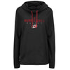 Carolina Hurricanes Majestic Women's Trapezoid Pullover Hoodie - Black