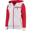 Los Angeles Angels G-III 4Her by Carl Banks Women's Franchise Full-Zip Hoodie - White