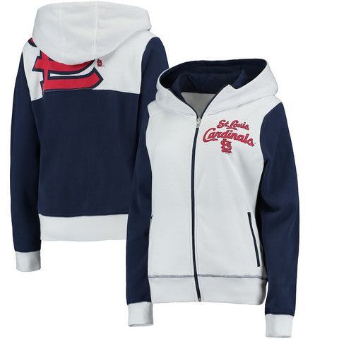 St. Louis Cardinals G-III 4Her by Carl Banks Women's Franchise Full-Zip Hoodie - White