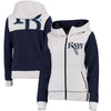 Tampa Bay Rays G-III 4Her by Carl Banks Women's Franchise Full-Zip Hoodie - White