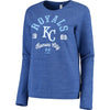 Kansas City Royals Under Armour Women's Levity Pullover Performance Sweatshirt - Royal
