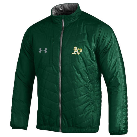 Oakland Athletics Under Armour Accelerate Full-Zip Jacket - Green