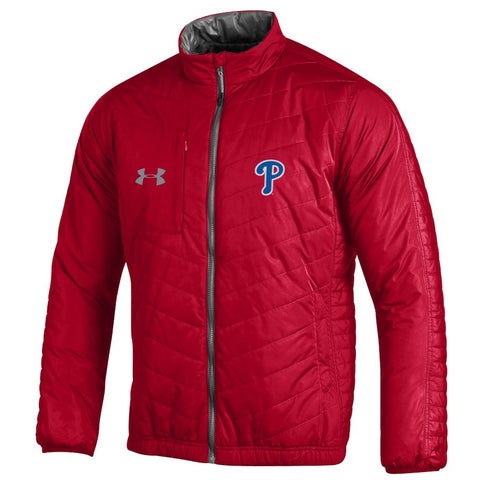 Philadelphia Phillies Under Armour Accelerate Full-Zip Jacket - Red