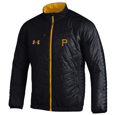 Pittsburgh Pirates Under Armour Accelerate Full-Zip Jacket - Black