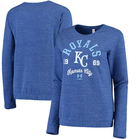 Kansas City Royals Under Armour Women's Levity Pullover Performance Sweatshirt - Royal