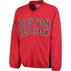Boston Red Sox G-III Sports by Carl Banks Gridiron V-Neck Pullover Jacket - Red
