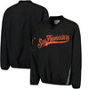San Francisco Giants G-III Sports by Carl Banks Gridiron V-Neck Pullover Jacket - Black